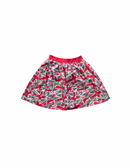 Coral Floral Union Jack A-line Disney "The Dress Shop" A Line skirt
