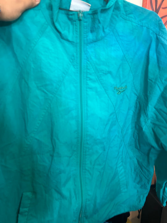 Teal Reebok Windbreaker