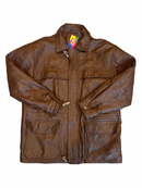 2X Context Brown Leather Jacket