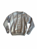 3X Bagazio Crew Leather Sweater