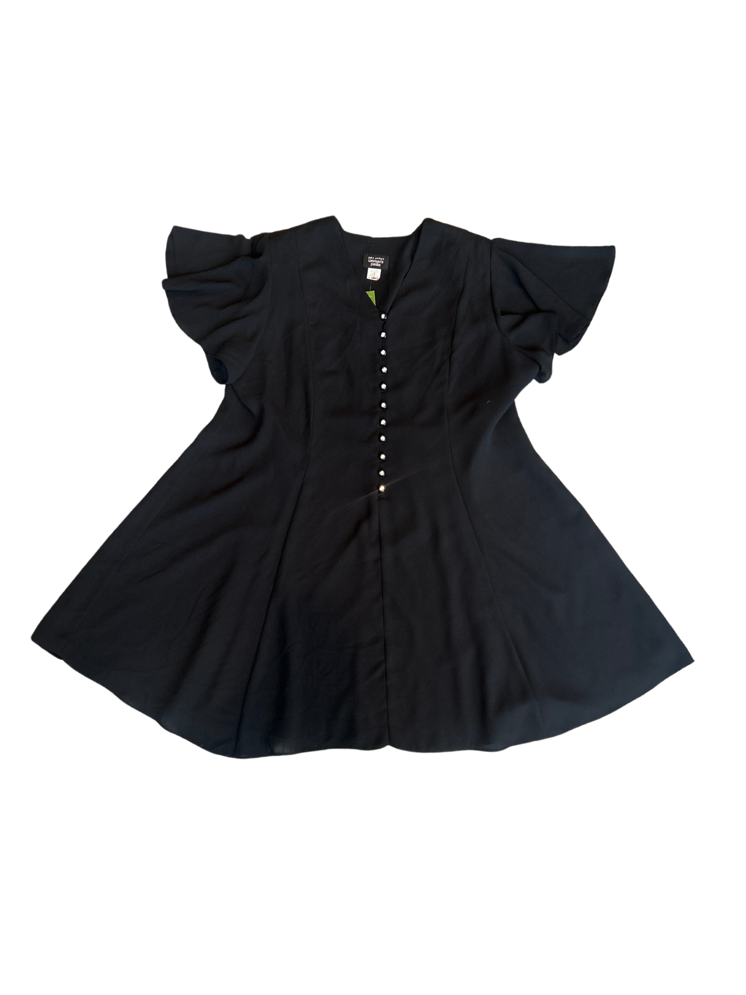 3X John Philips Black Babydoll Dress