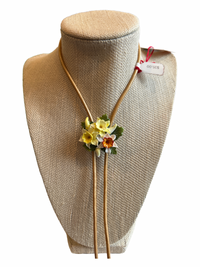 Handmade Daffodil Bolo Tie