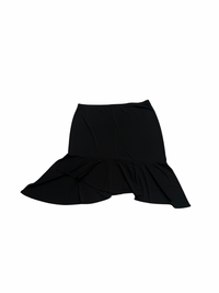 3X Ashley Stewart Black Asymmetrical Skirt