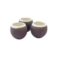 Vintage Ceramic Coconut Mug