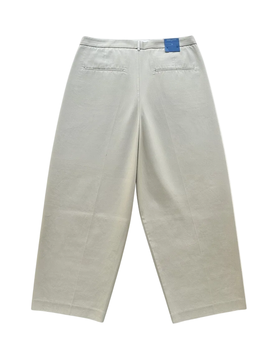 XL Banana Republic High Waist Pleated Wide Leg Trouser