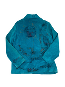 L Chino's Teal Suede Jacket