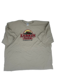 5X Tan Larkin Farm T-shirt