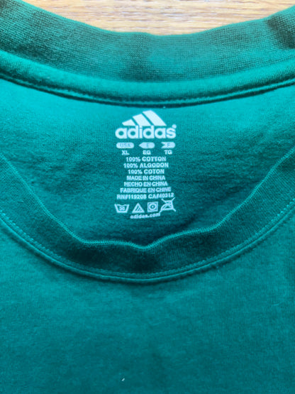 Adidas Green Alaskan Airlines T-Shirt