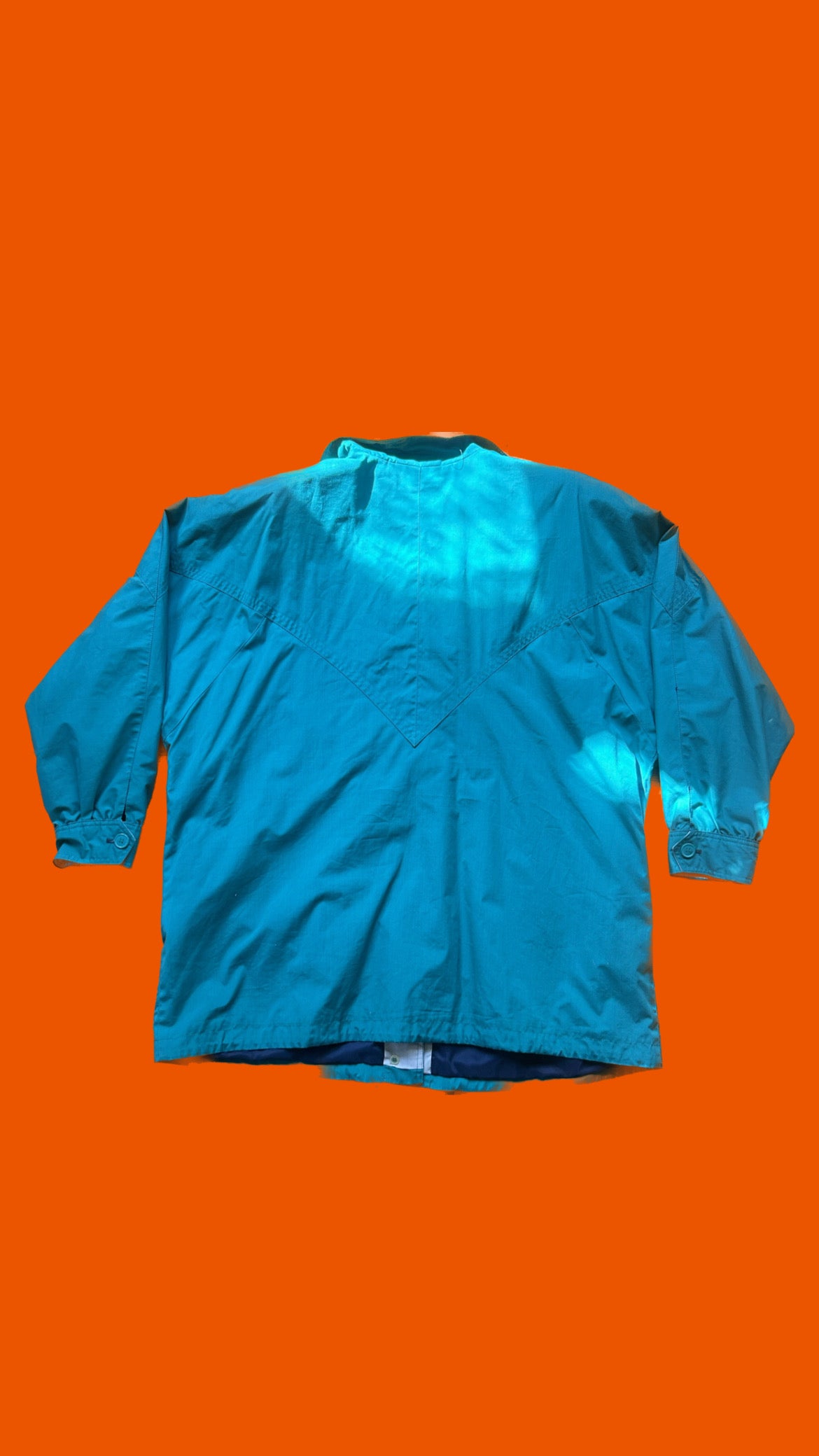 Cyclone Nautical Teal Raincoat