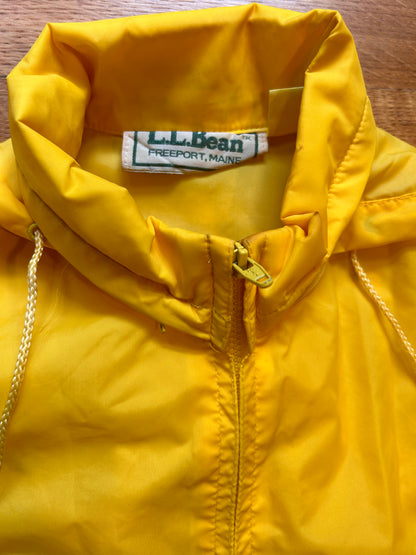 Yellow L.L Bean Rain Jacket