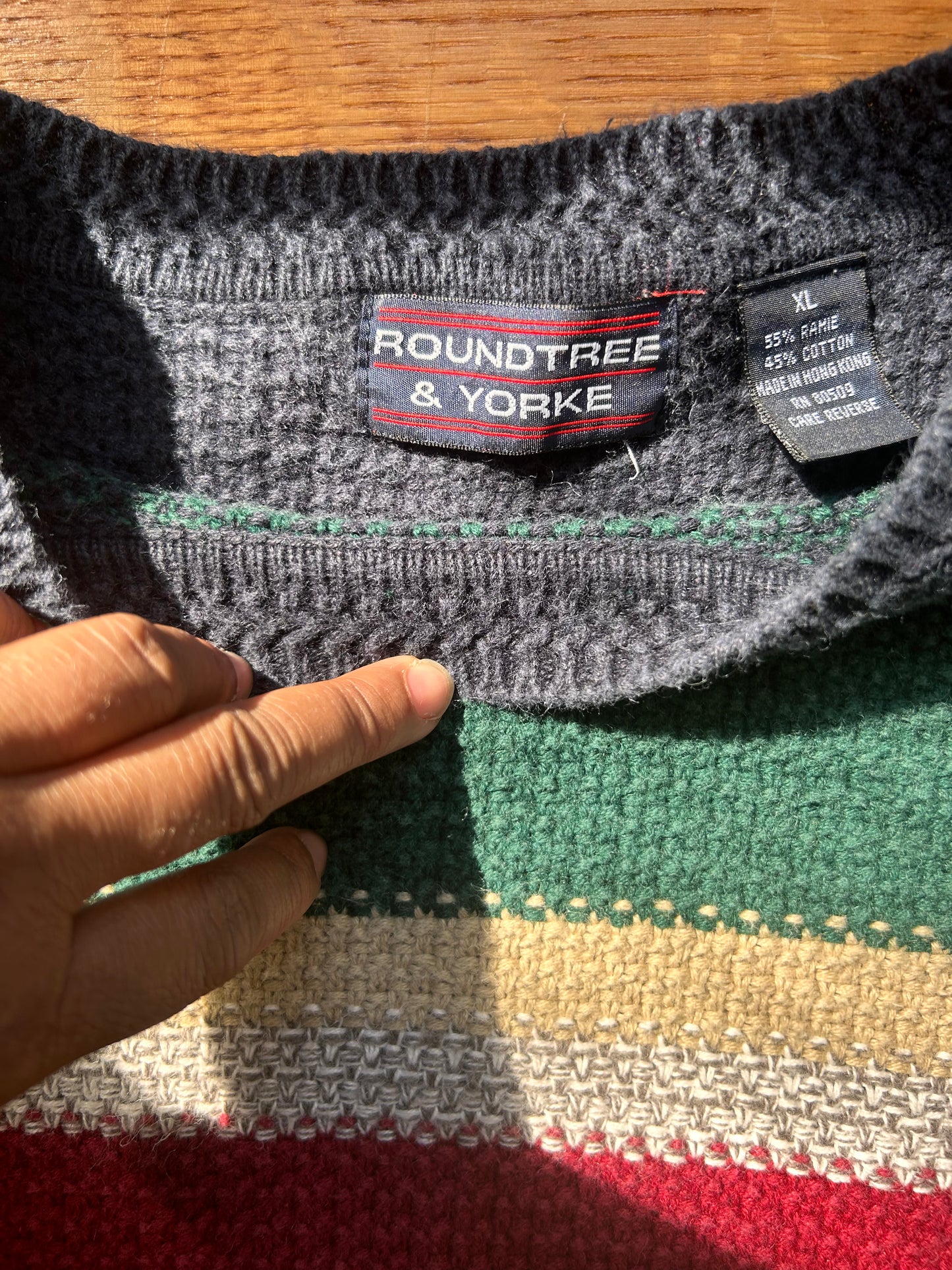 Roundtree & York Striped Sweater