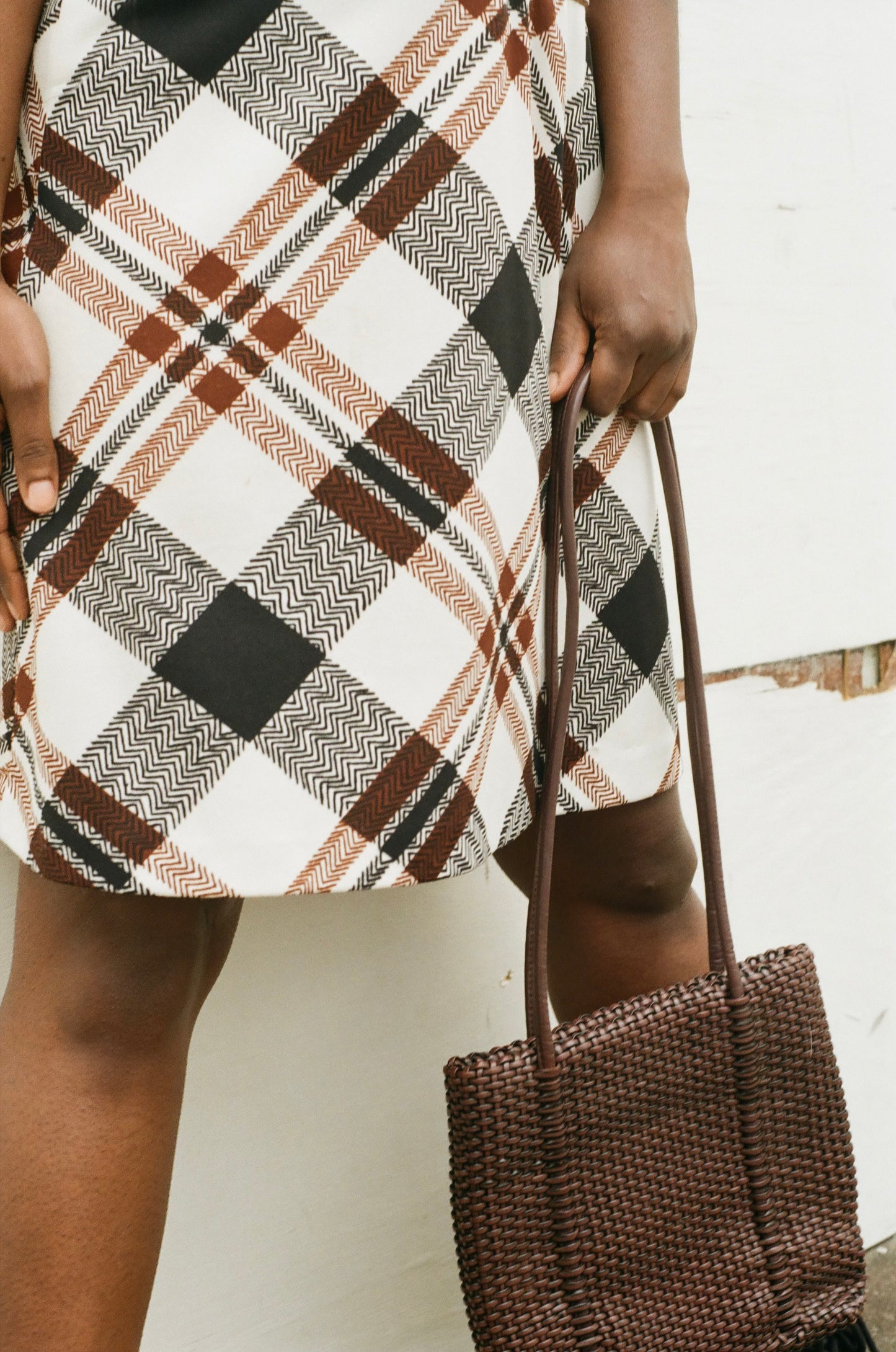 Leslie Fay Mod Plaid Dress