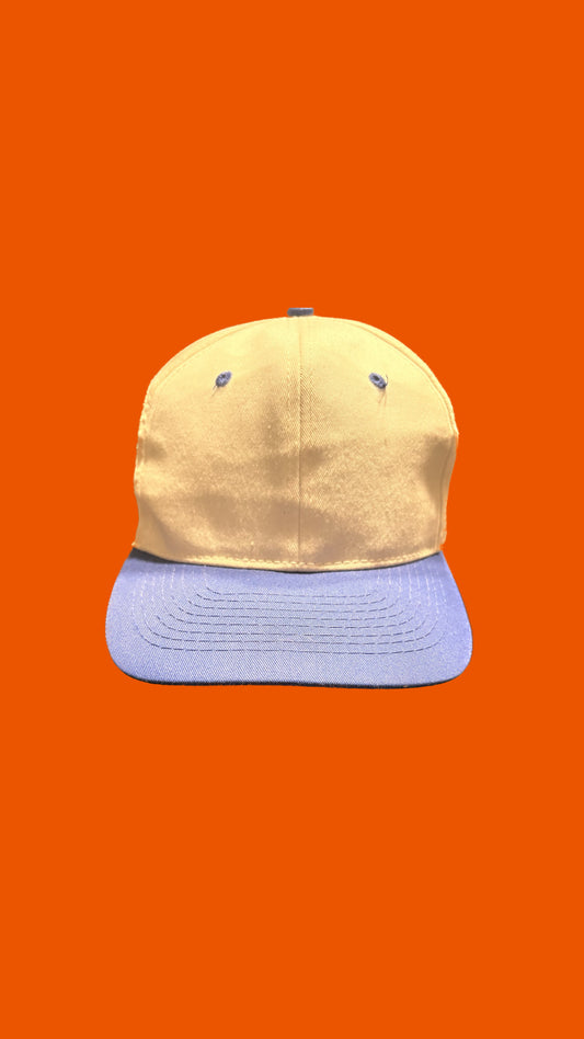 Cream & Blue Snapback