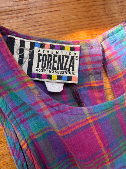 Forenza Bright Plaid Dress