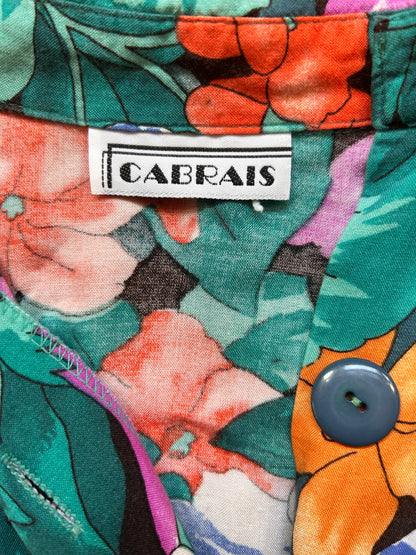 Cabrais Short Sleeve Floral Button Up